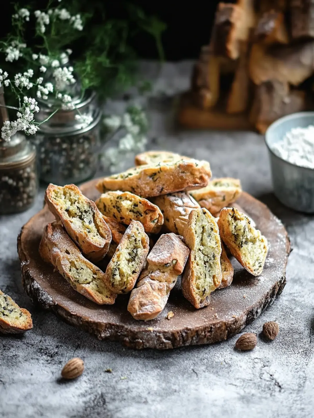 Salzige Kürbiskern-Cantuccini