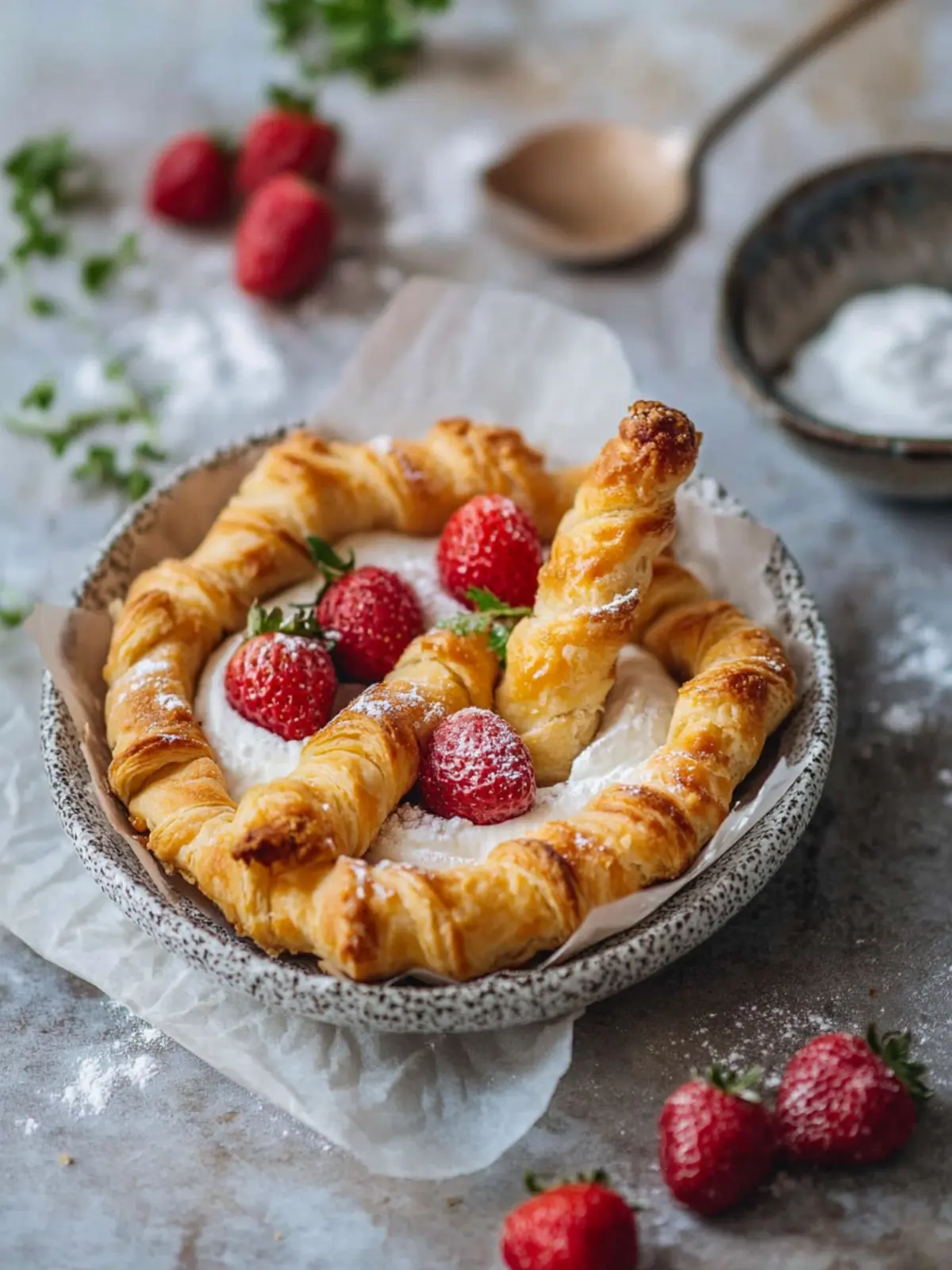 Käsestangen aus Blätterteig