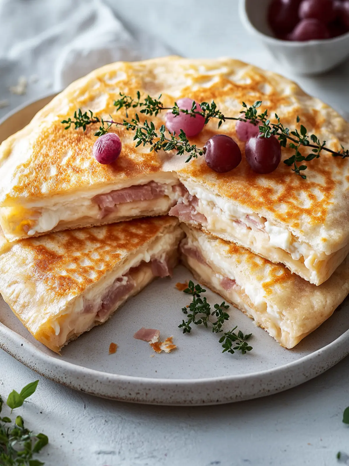 Schinken-Käse-Taschen