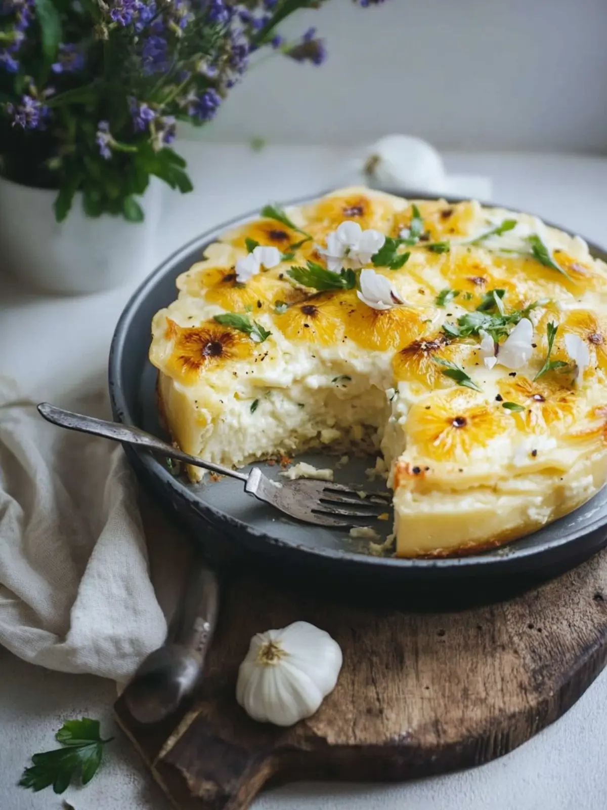 Einfacher Kohlrabiauflauf