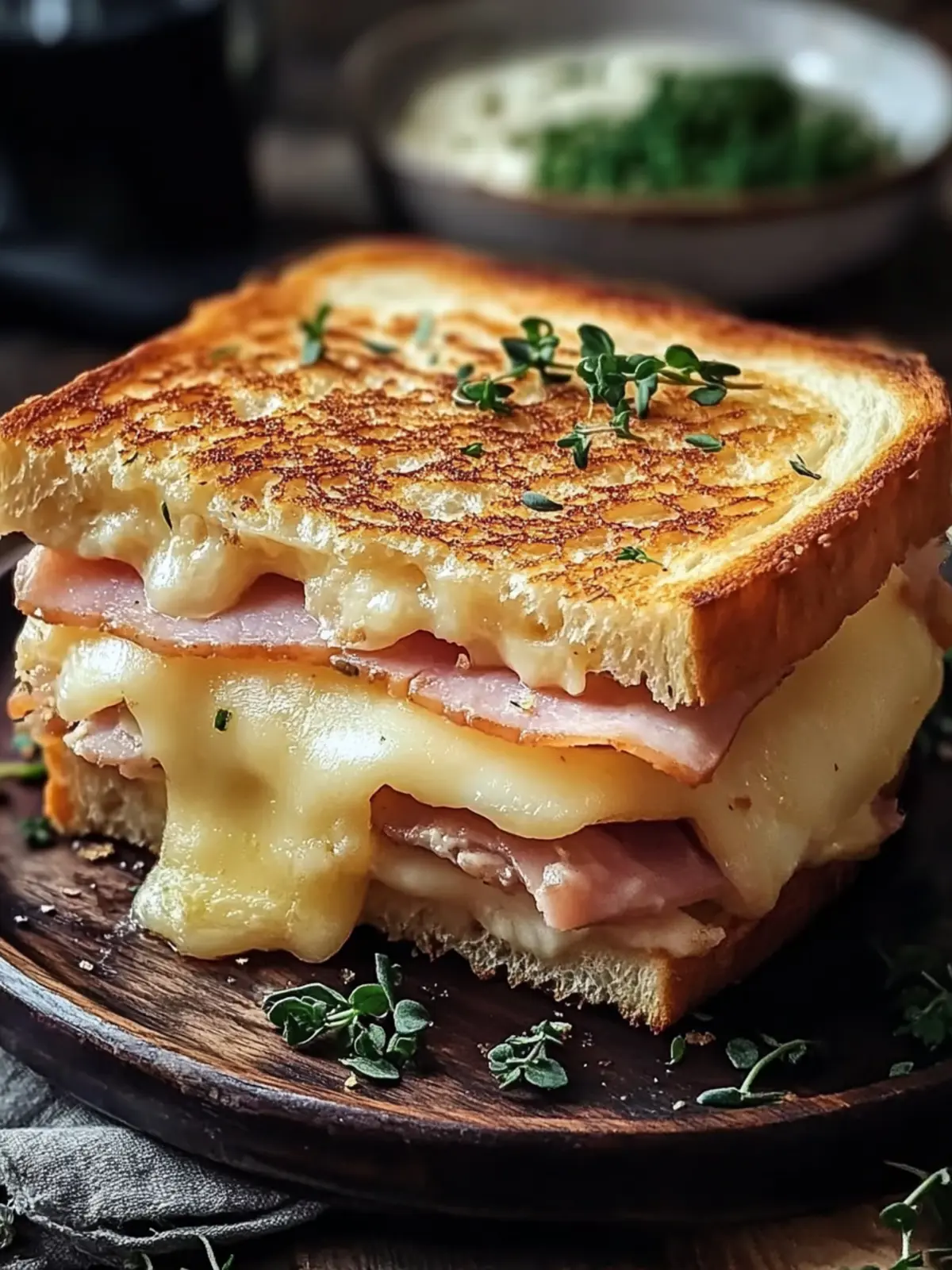 Klassischer französischer Croque Monsieur