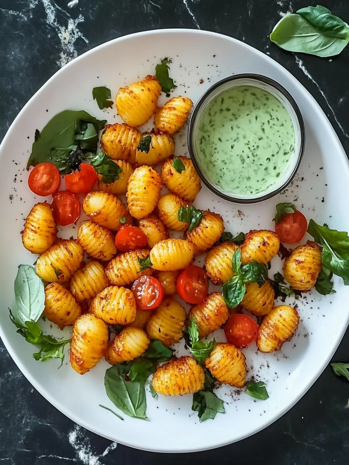 Luftfritteuse Gnocchi