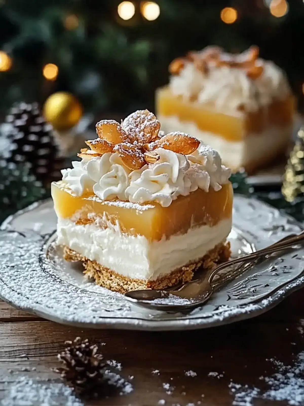 Weihnachtskuchen mit Pudding