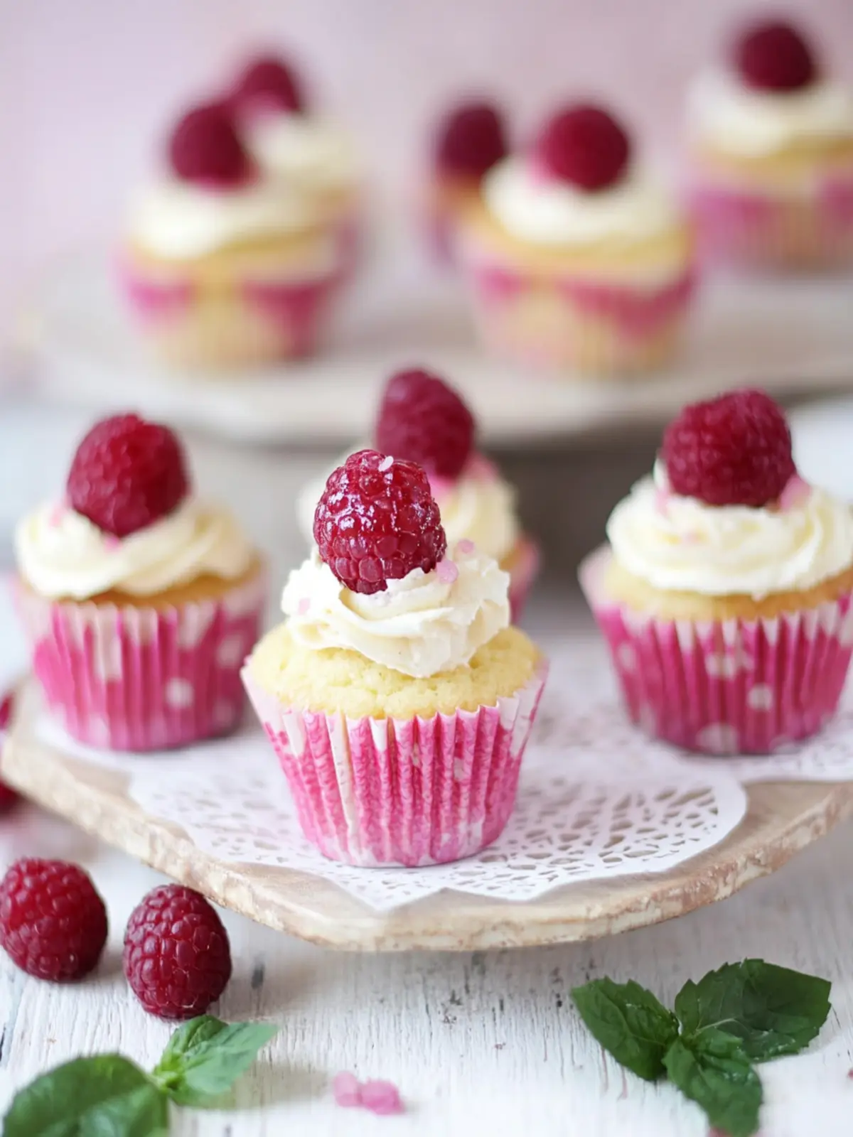 Himbeer-Mascarpone-Mini-Cupcakes