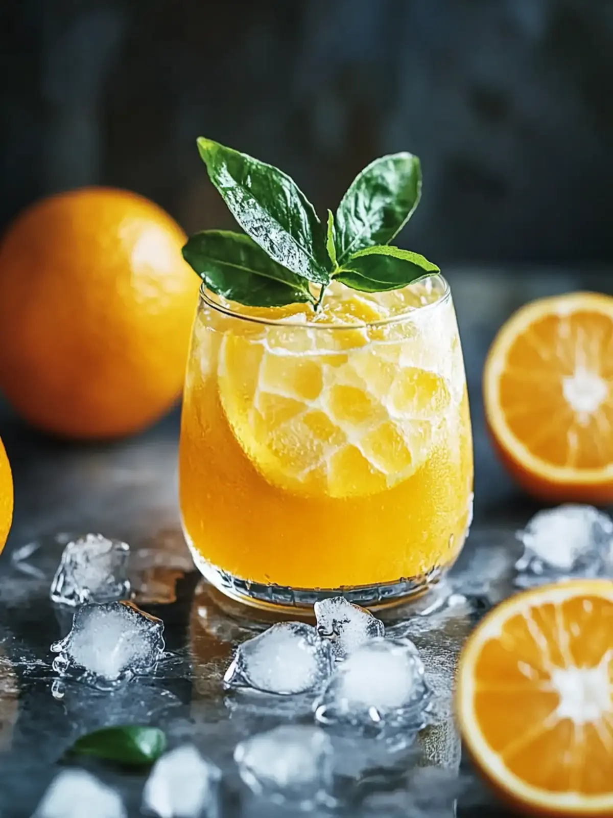 Erfrischender Orange