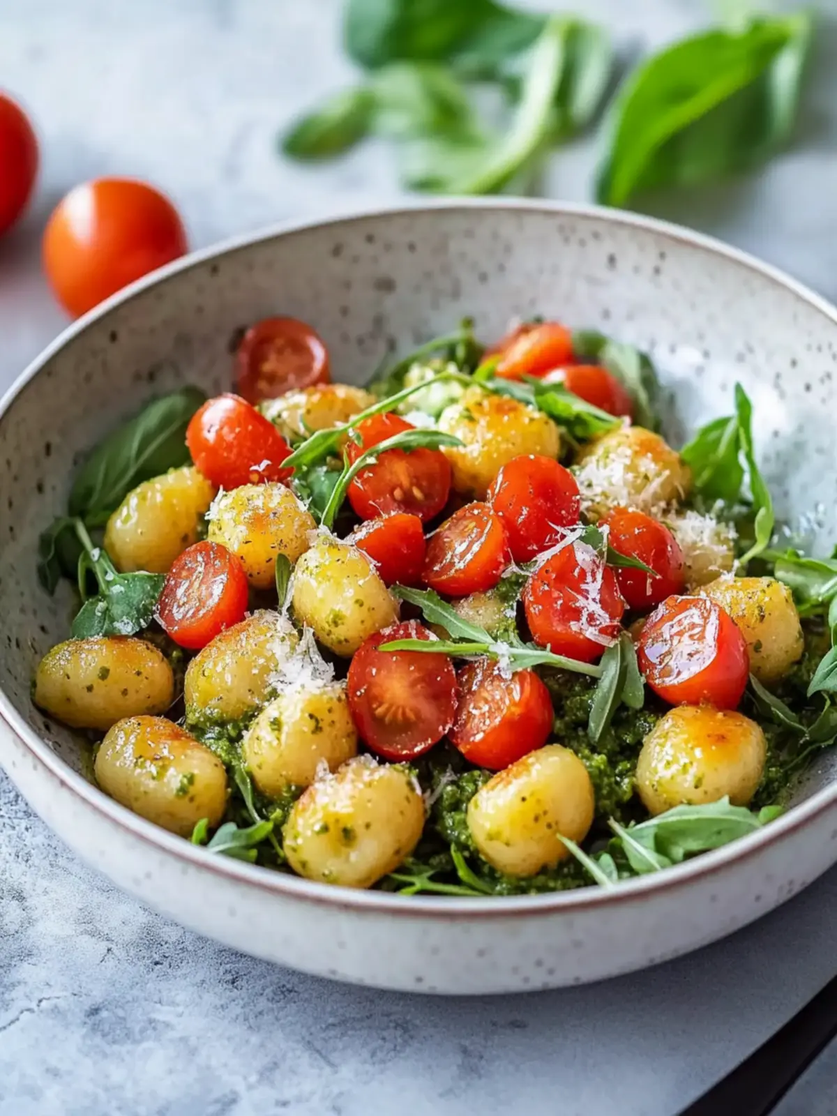 Gnocchi-Salat mit Pesto
