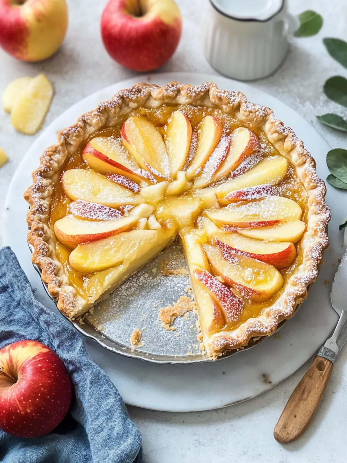 Apfeltarte mit Blätterteig