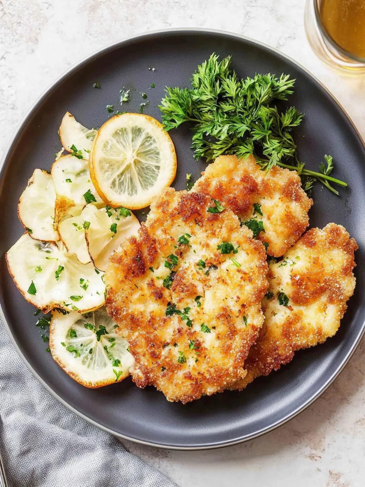 Blumenkohl Schnitzel ohne Panade