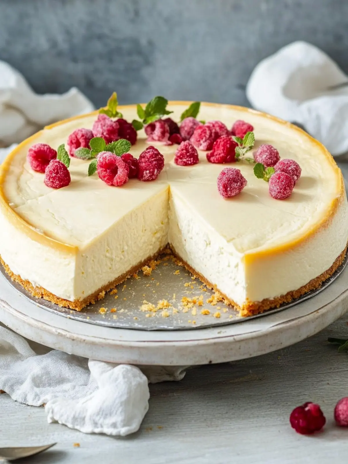 Weltbester Käsekuchen ohne Boden