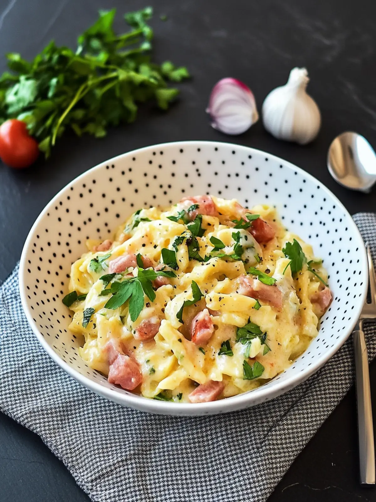 Käse-Schinken-Sahne Spätzle