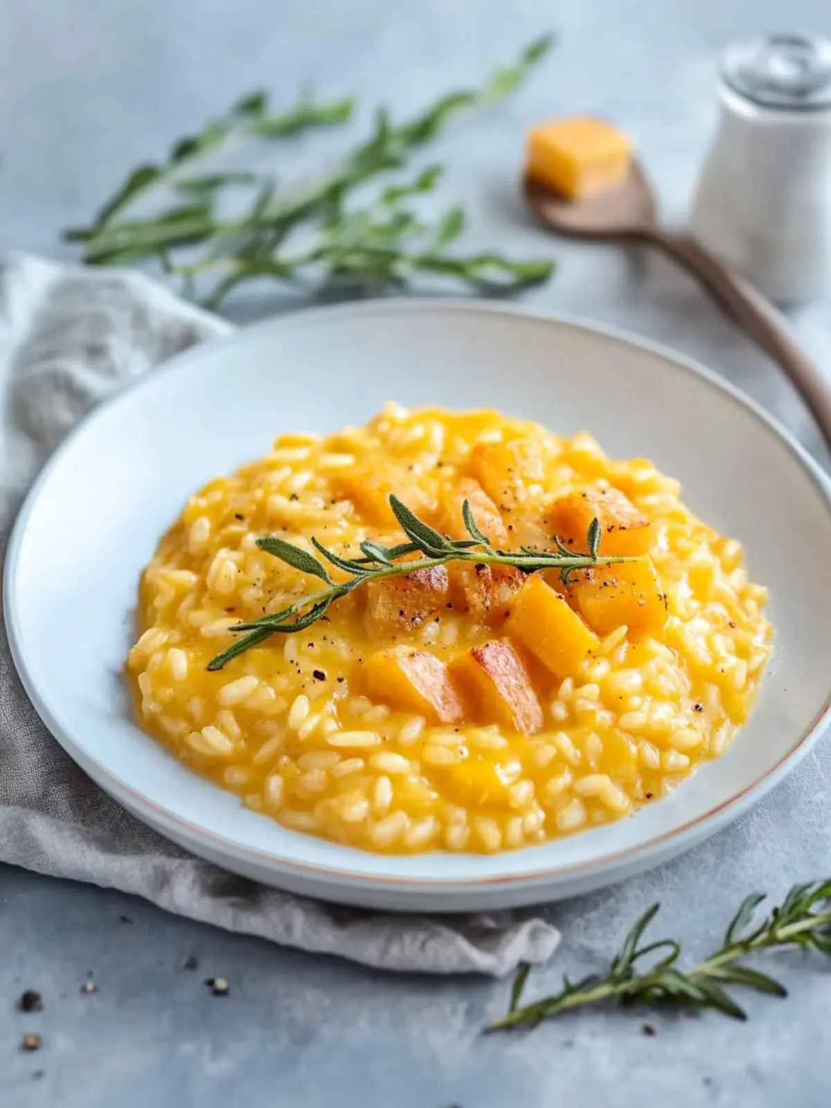 Kürbisrisotto