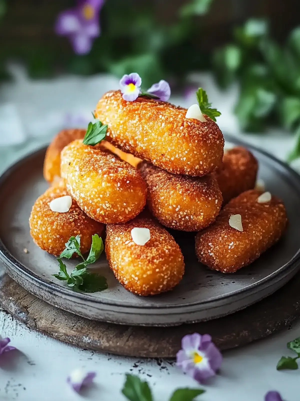Crispy Linsenkroketten