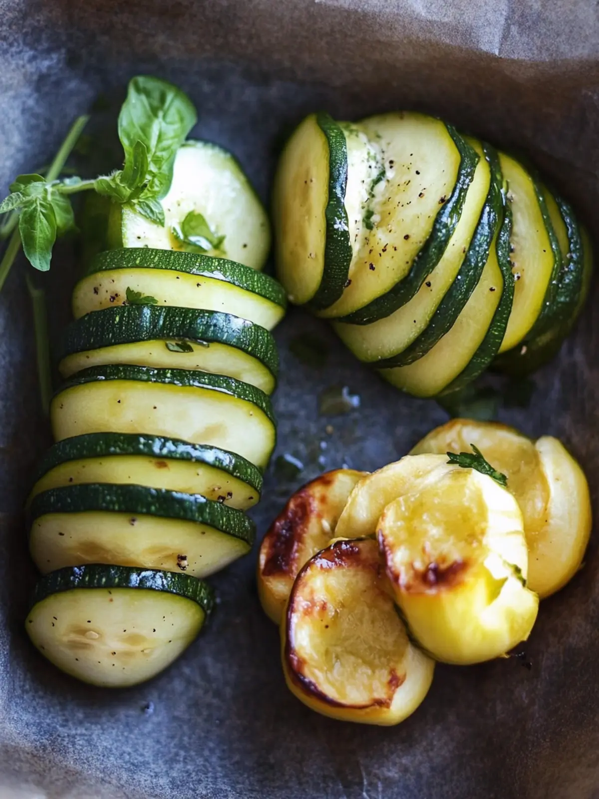 Fächer-Zucchini