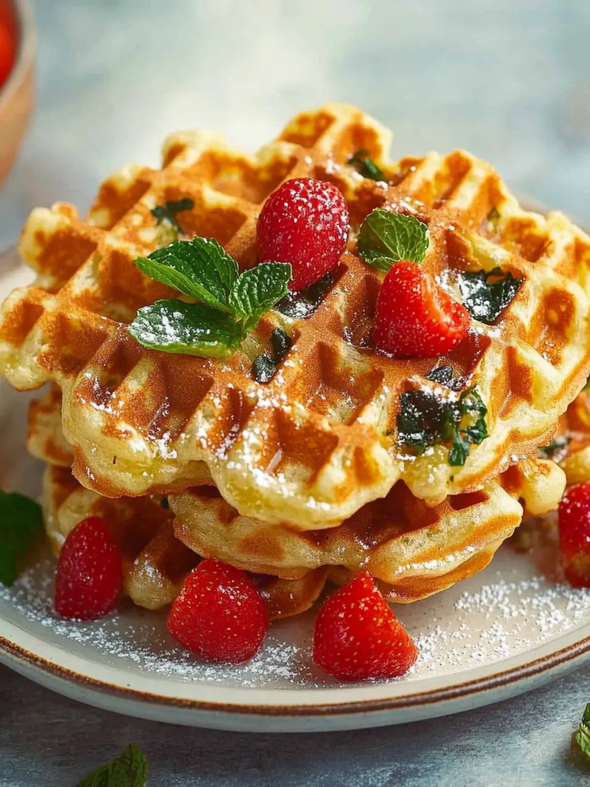 Herzhafte Gemüse-Waffeln