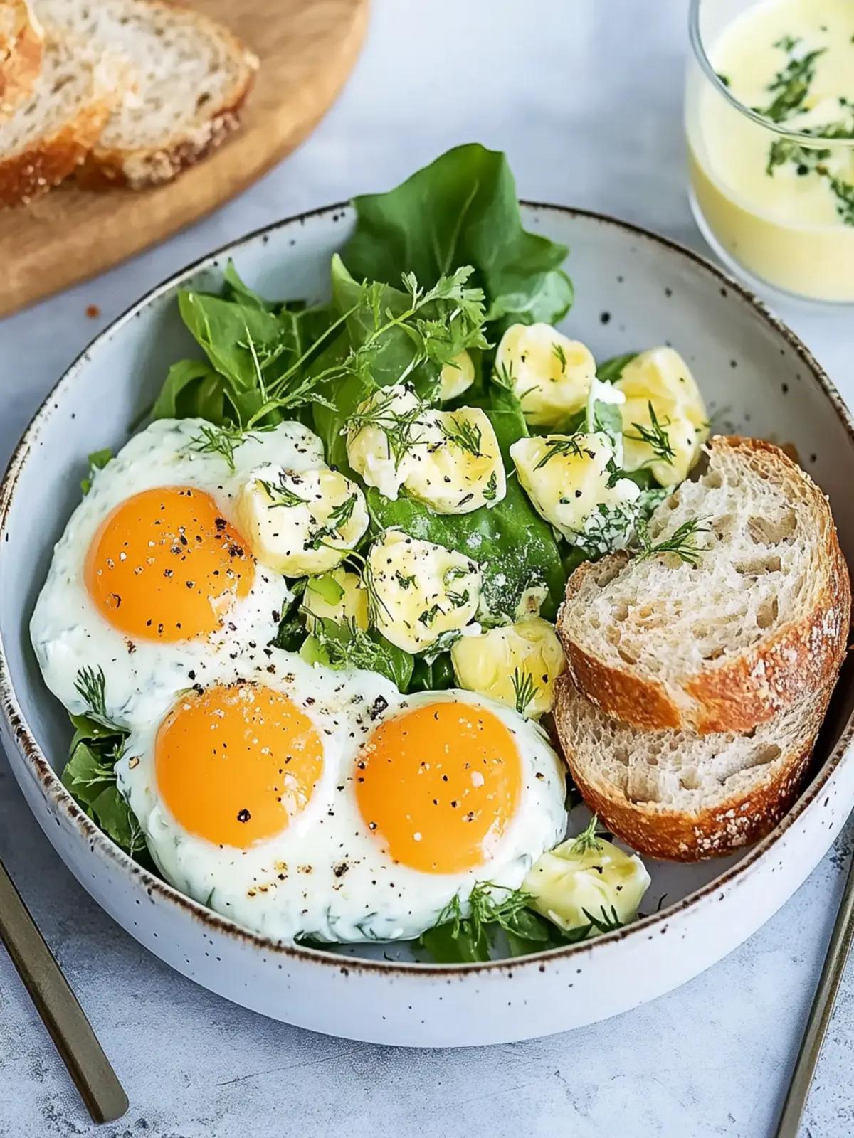 Eiersalat mit Joghurt