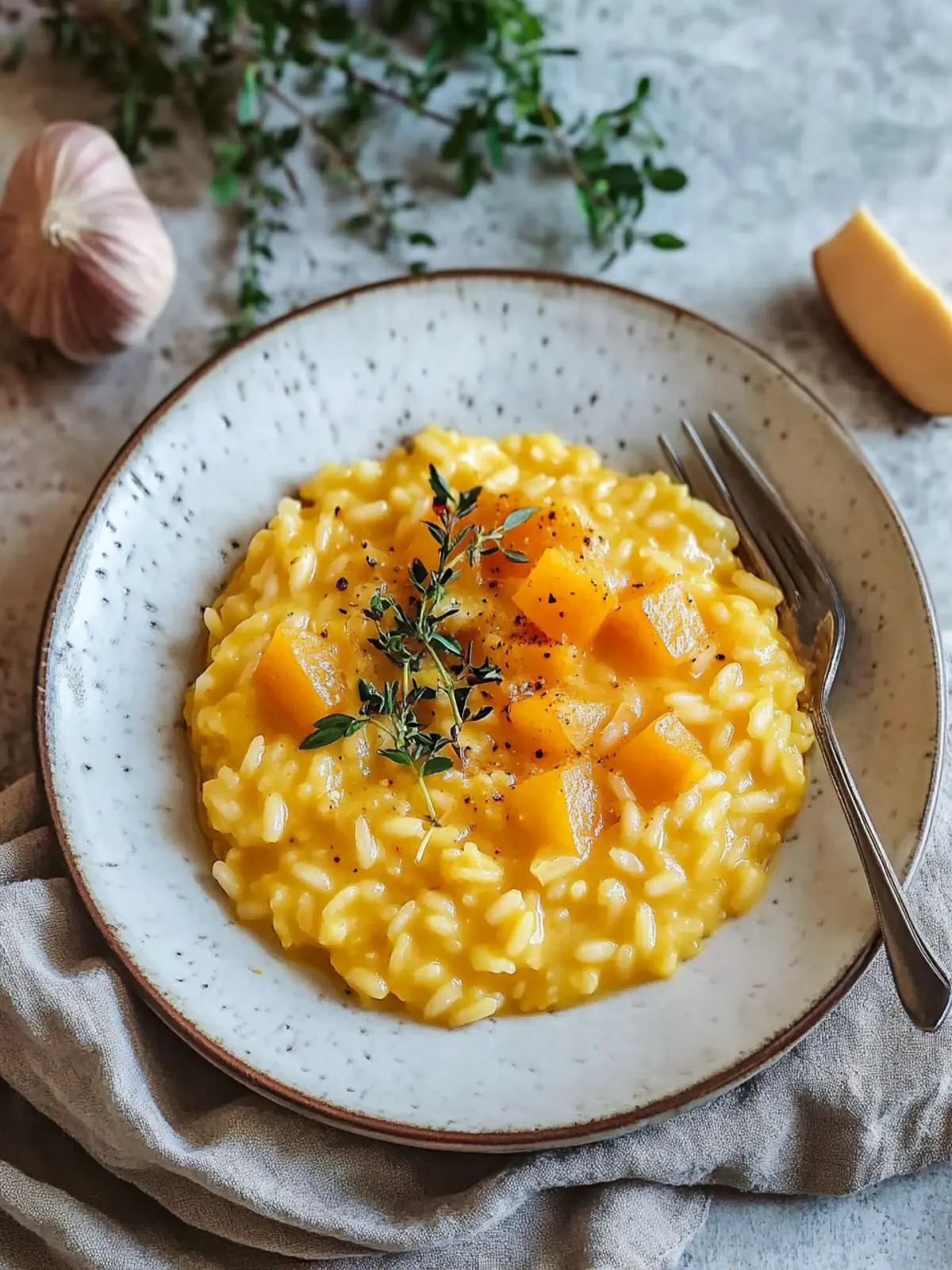 Kürbisrisotto