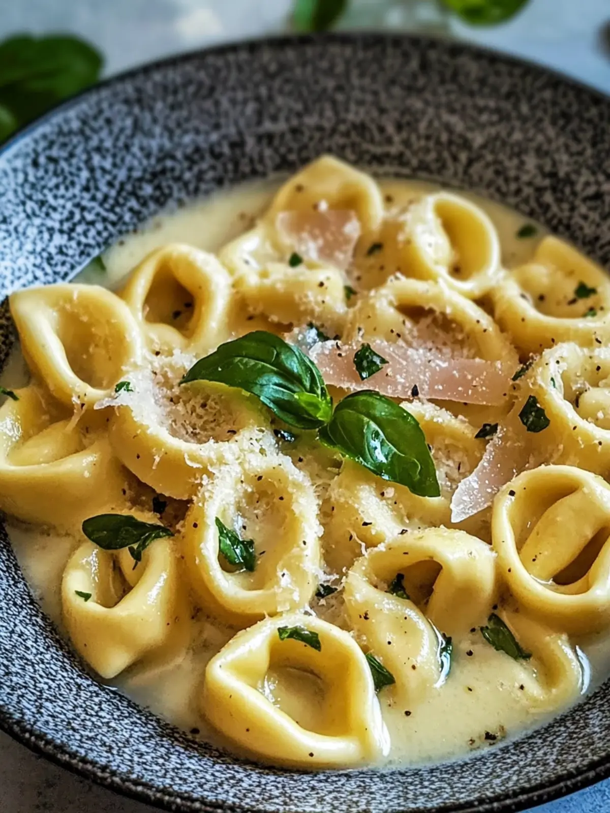 Tortellini in Schinken-Sahne-Soße