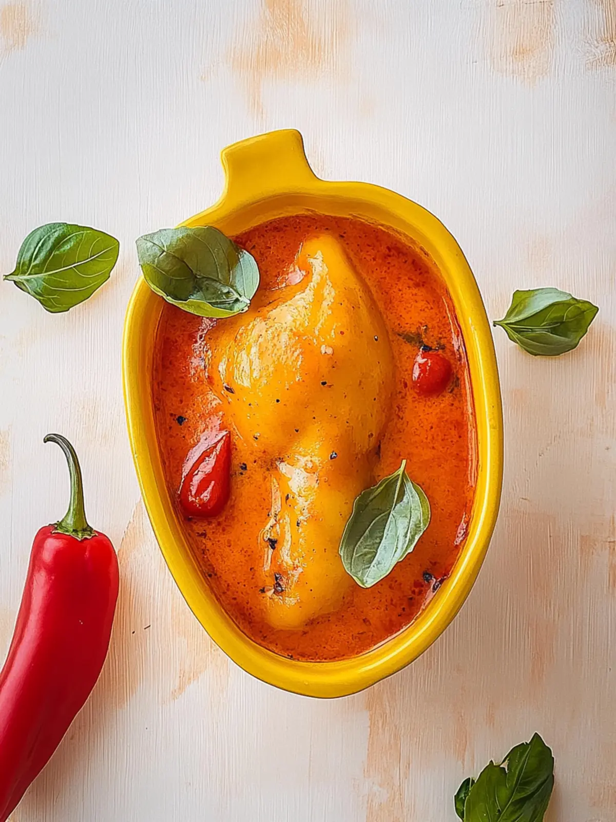 Paprika-Sahne-Hähnchen