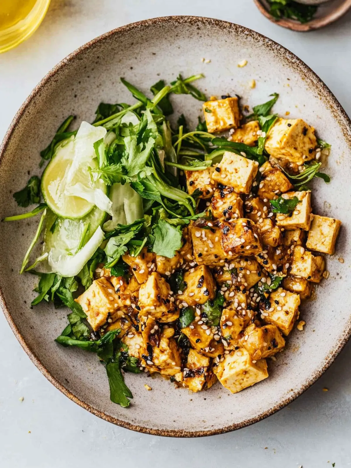 Würziges Seidentofu-Rührei