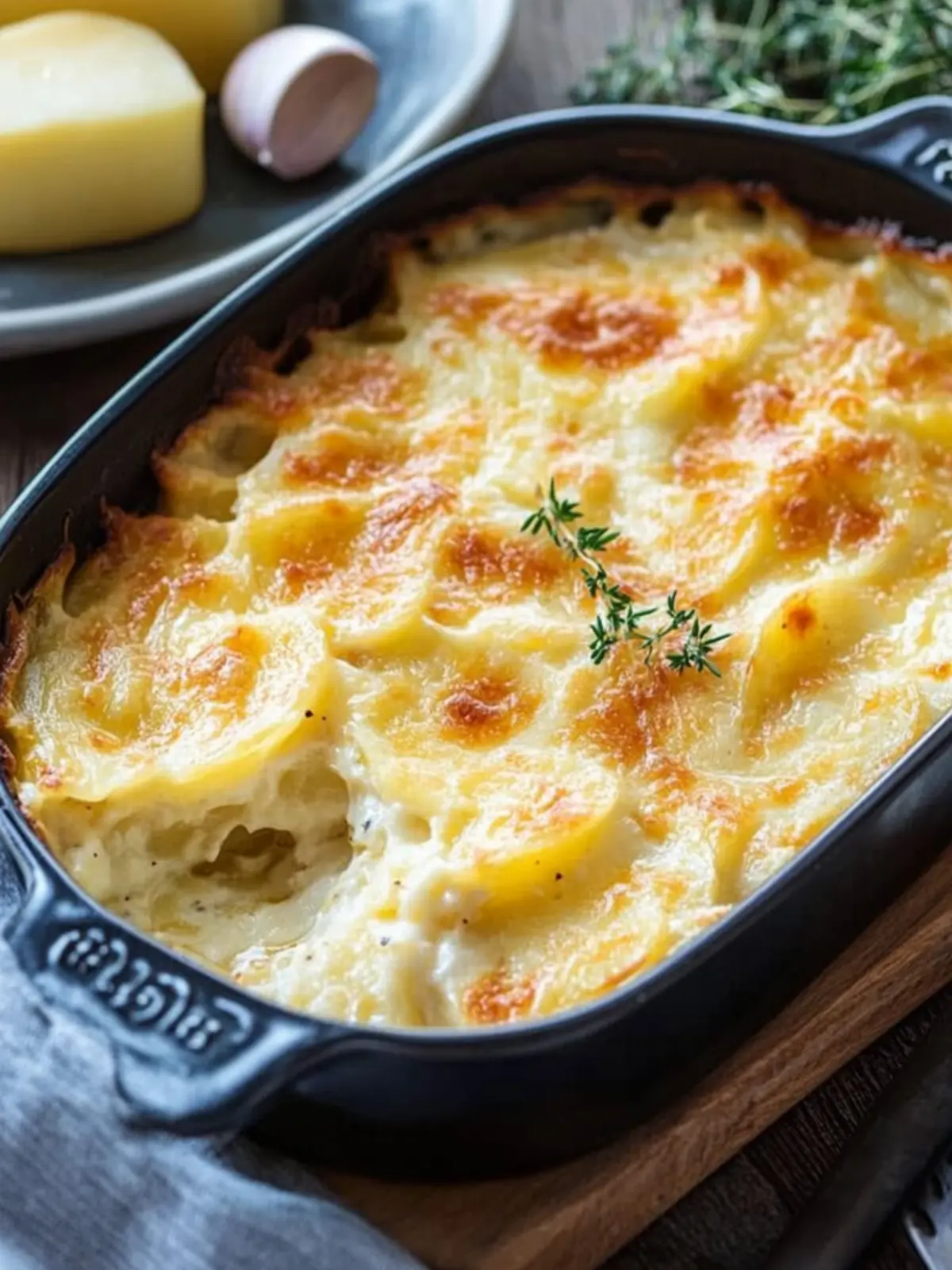 Kartoffelgratin mit Frischkäse – Rezept
