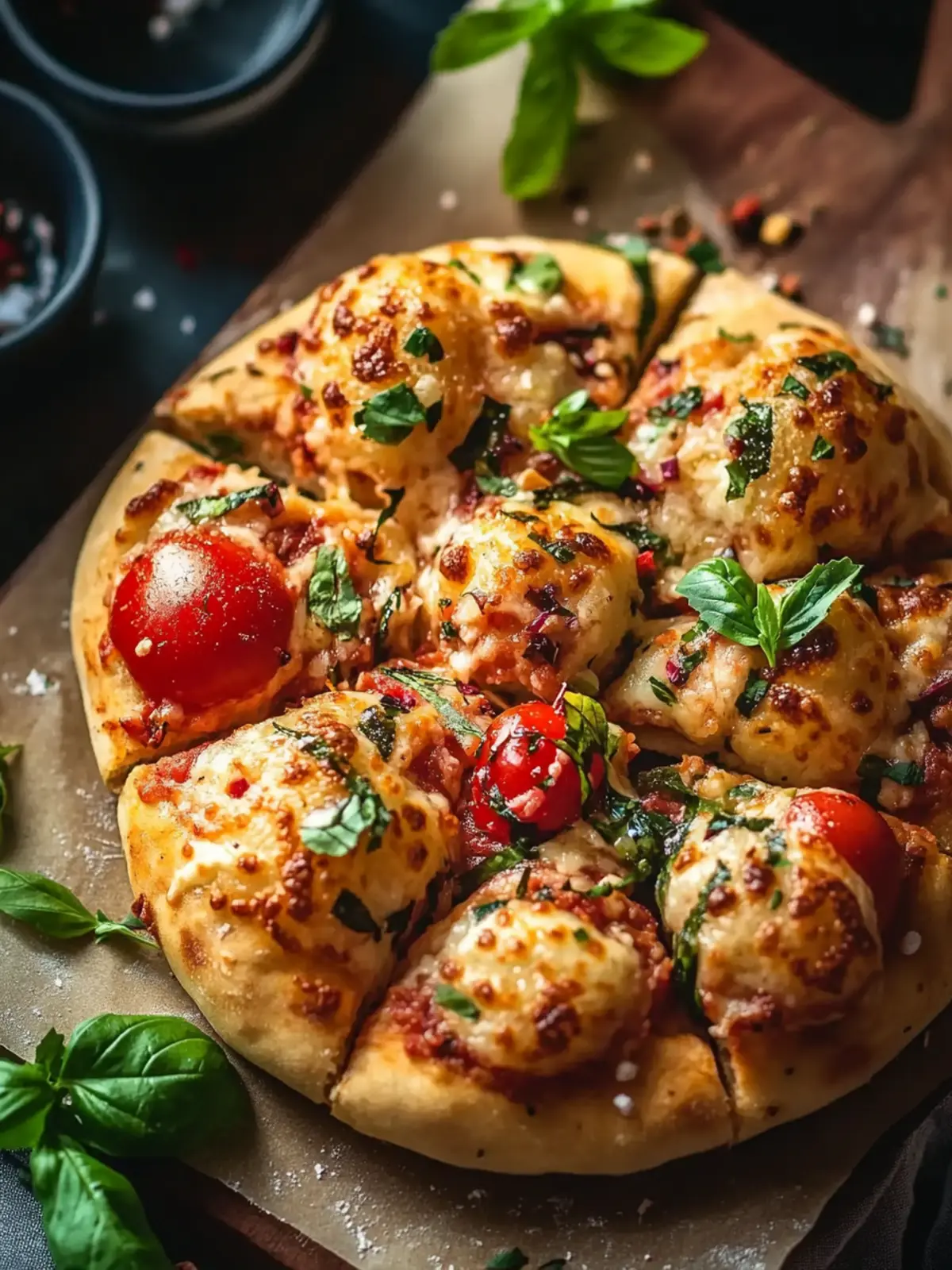 Vegane Pizza-Bällchen