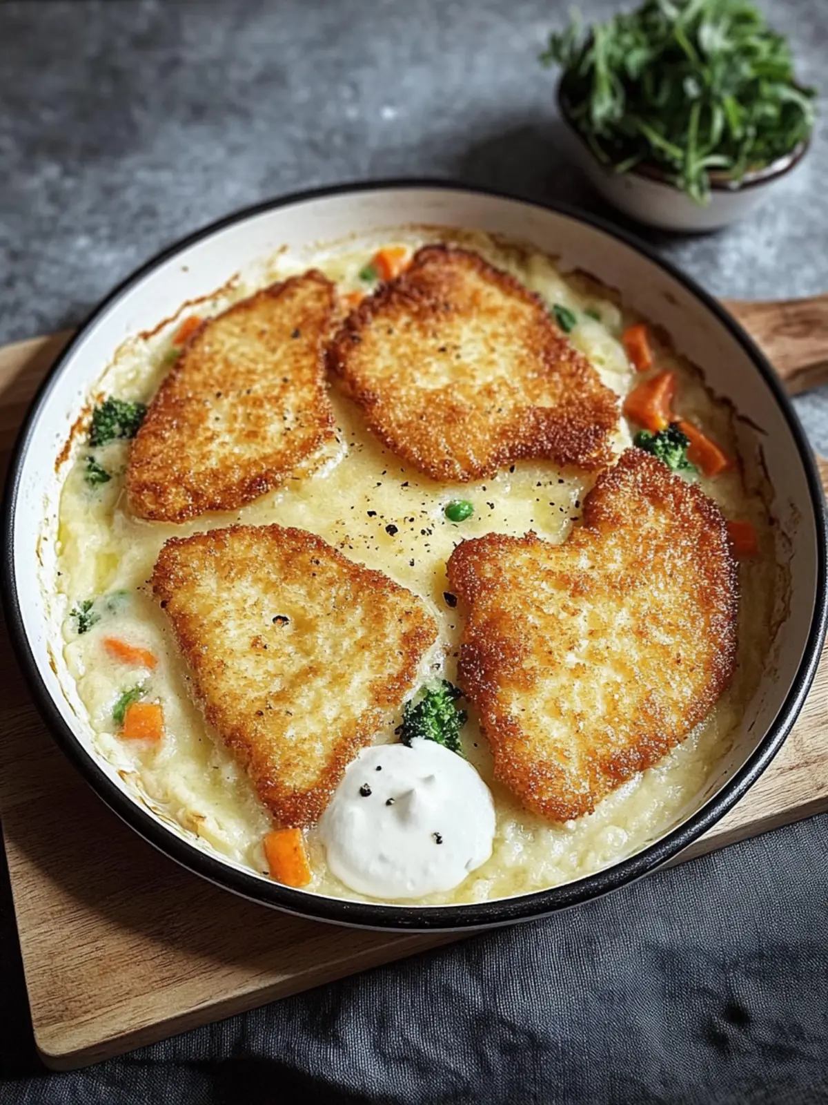 Rösti - Schnitzel - Auflauf