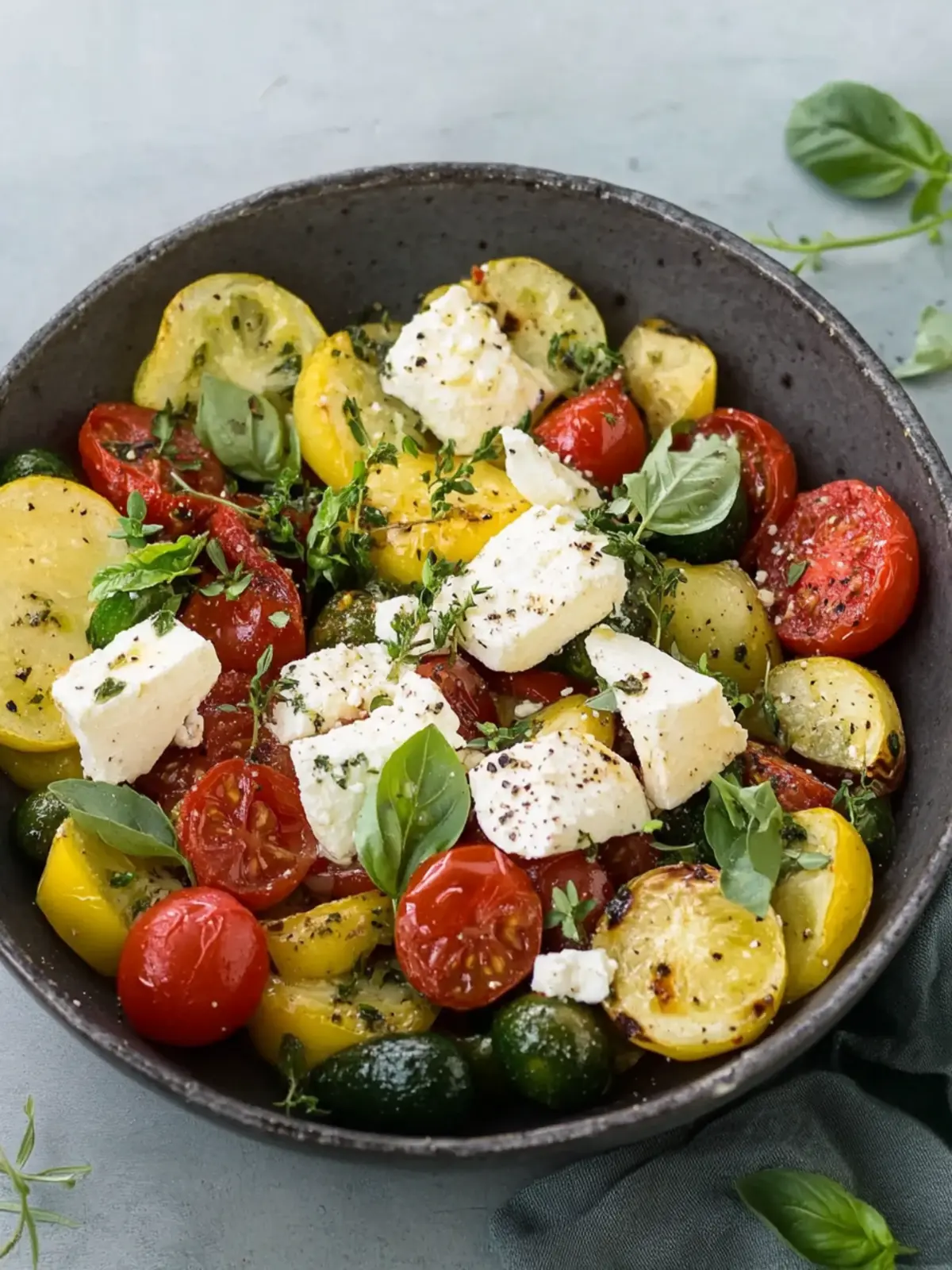 Griechisches Gemüse mit Feta