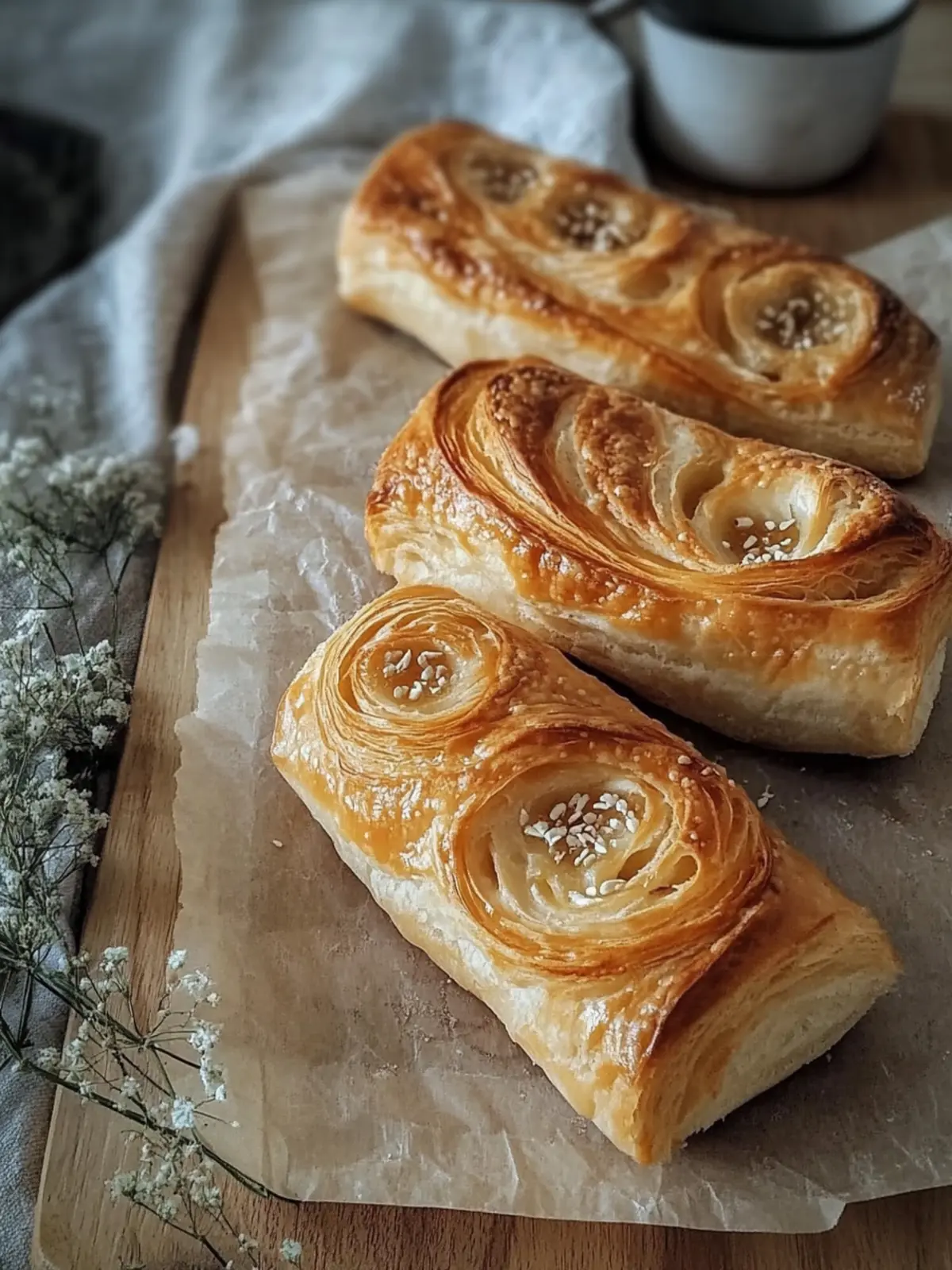 Blätterteigschnecken