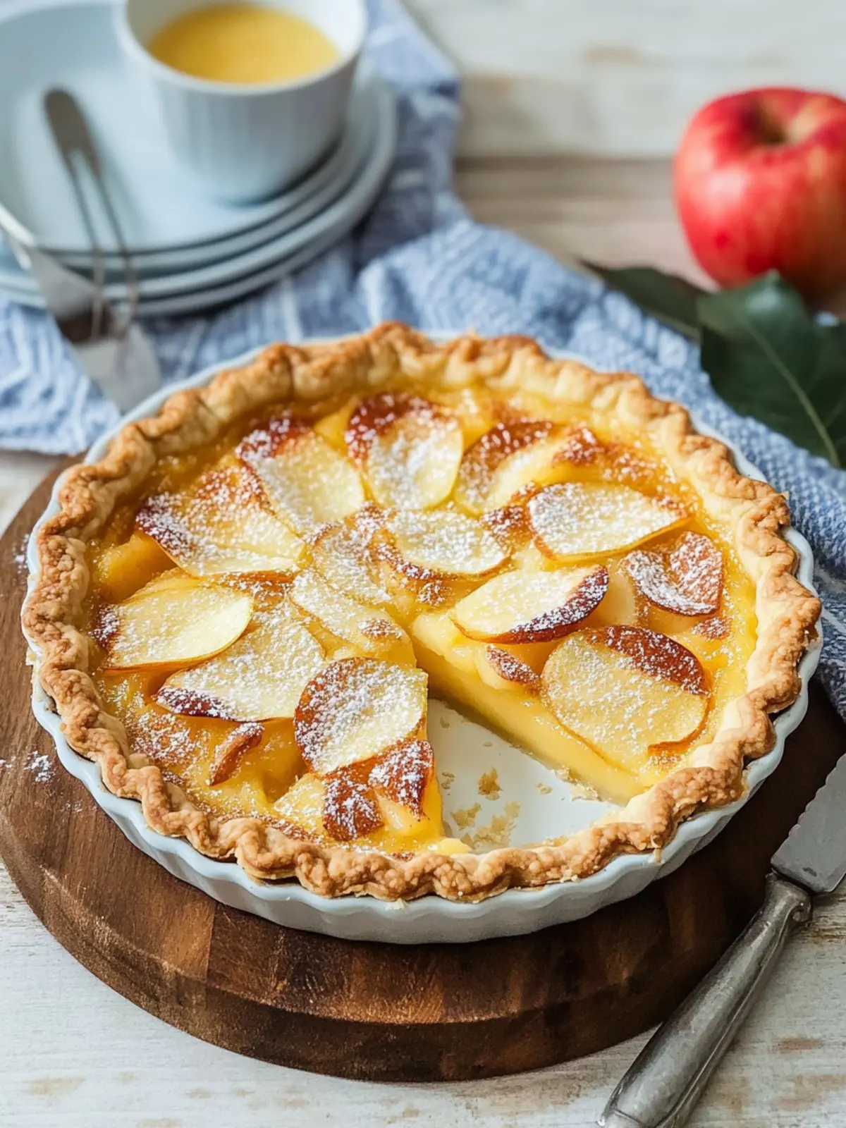 Apfeltarte mit Blätterteig