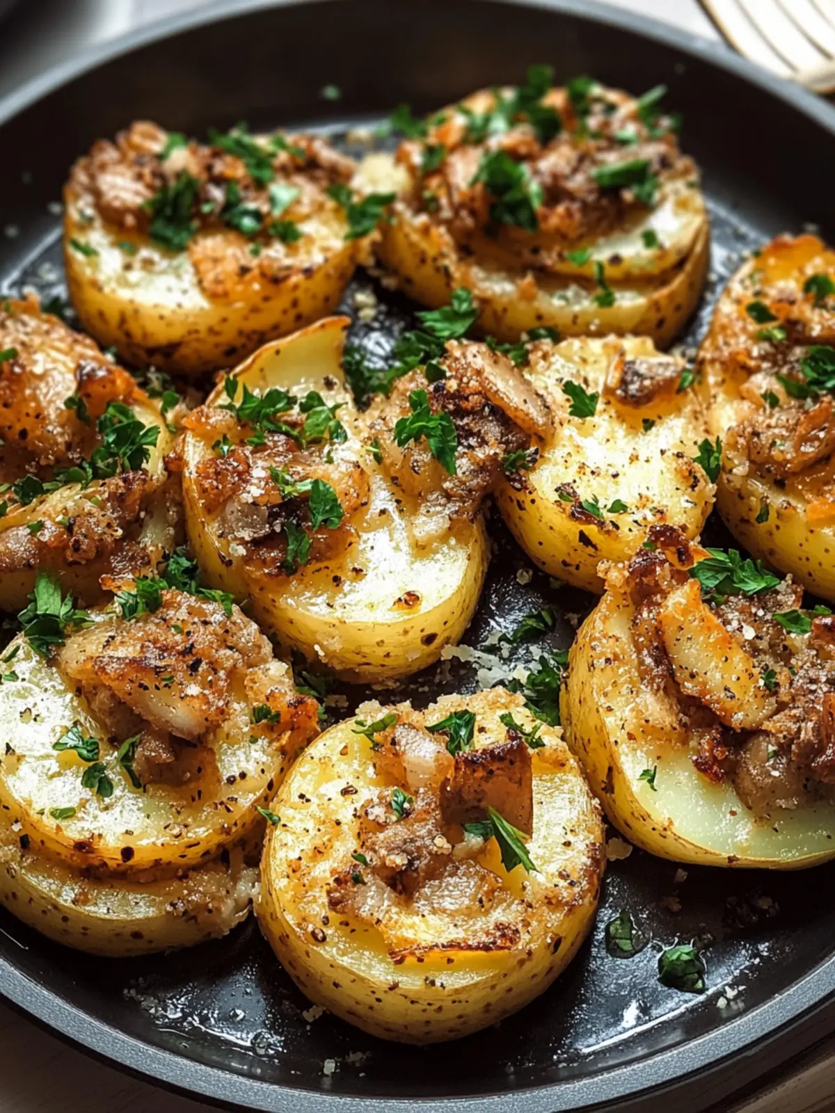 Hühnerleber mit Kartoffeln