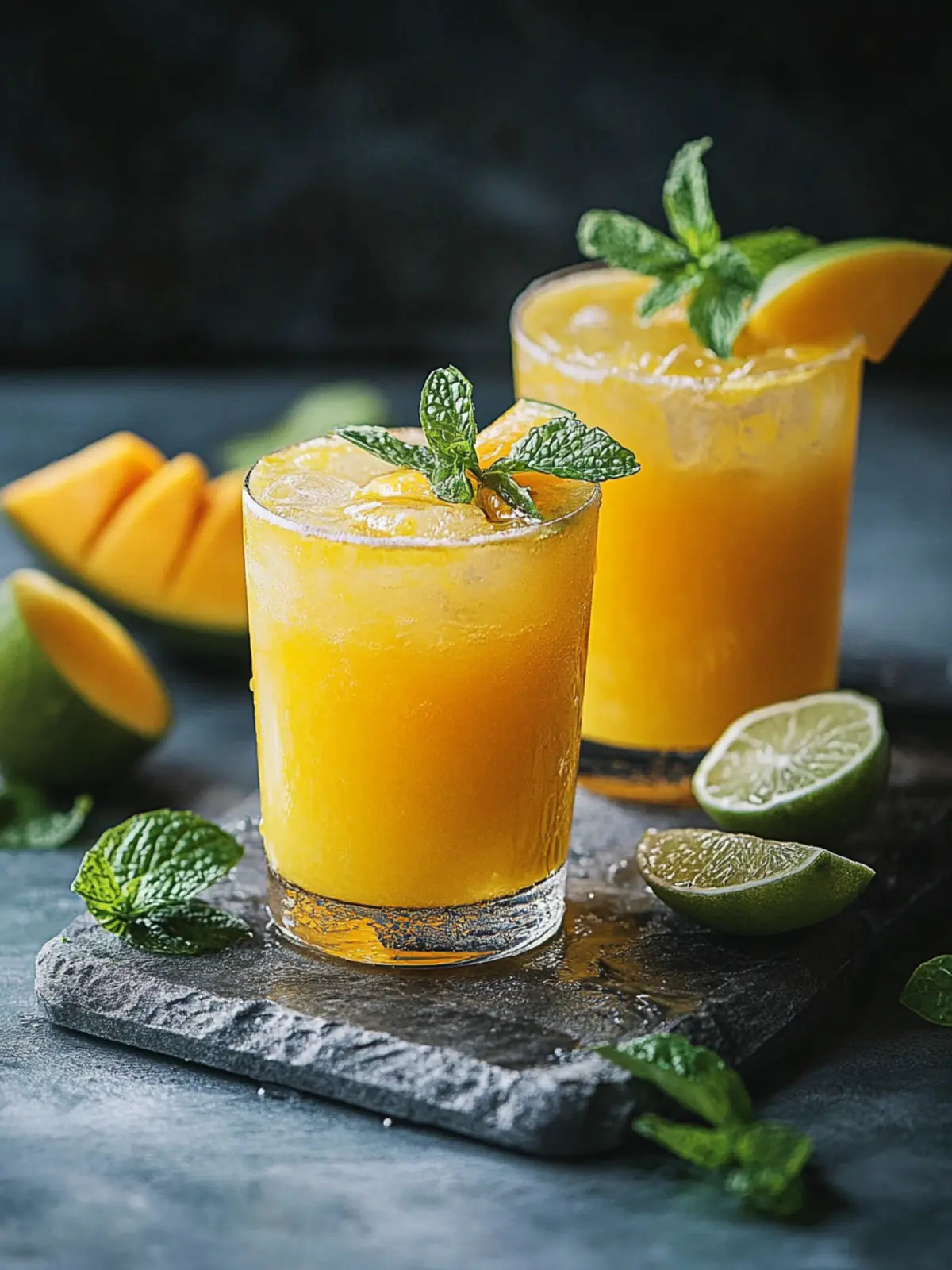 Mango-Limetten-Cocktail