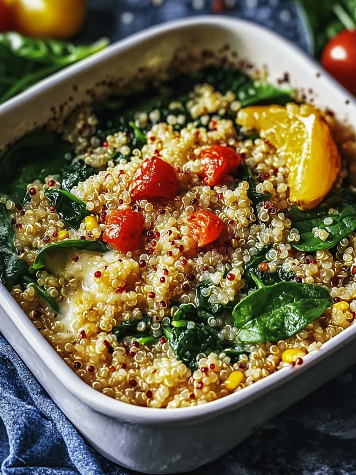 Quinoa & Linsen Spinat