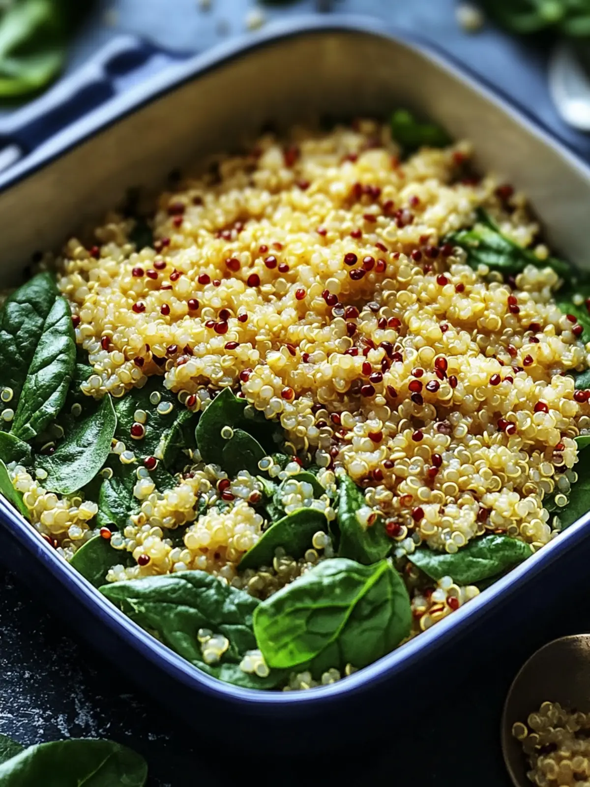 Quinoa & Linsen Spinat