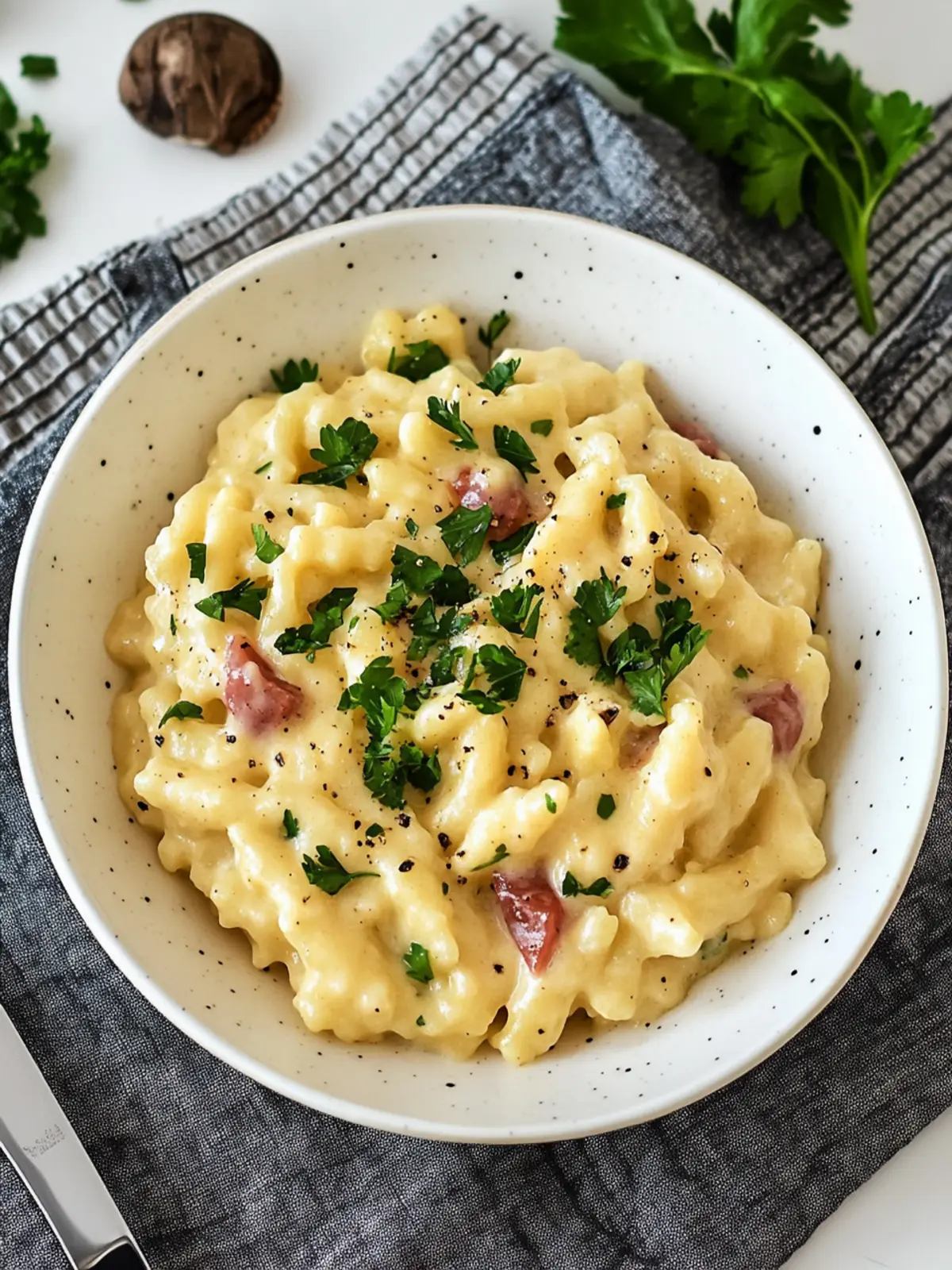 Käse-Schinken-Sahne Spätzle