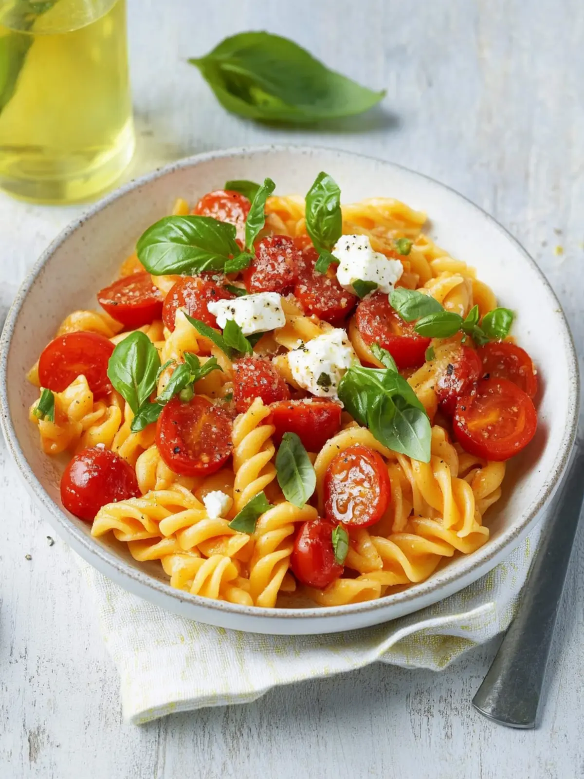 Tomaten-Garnelen-Pasta