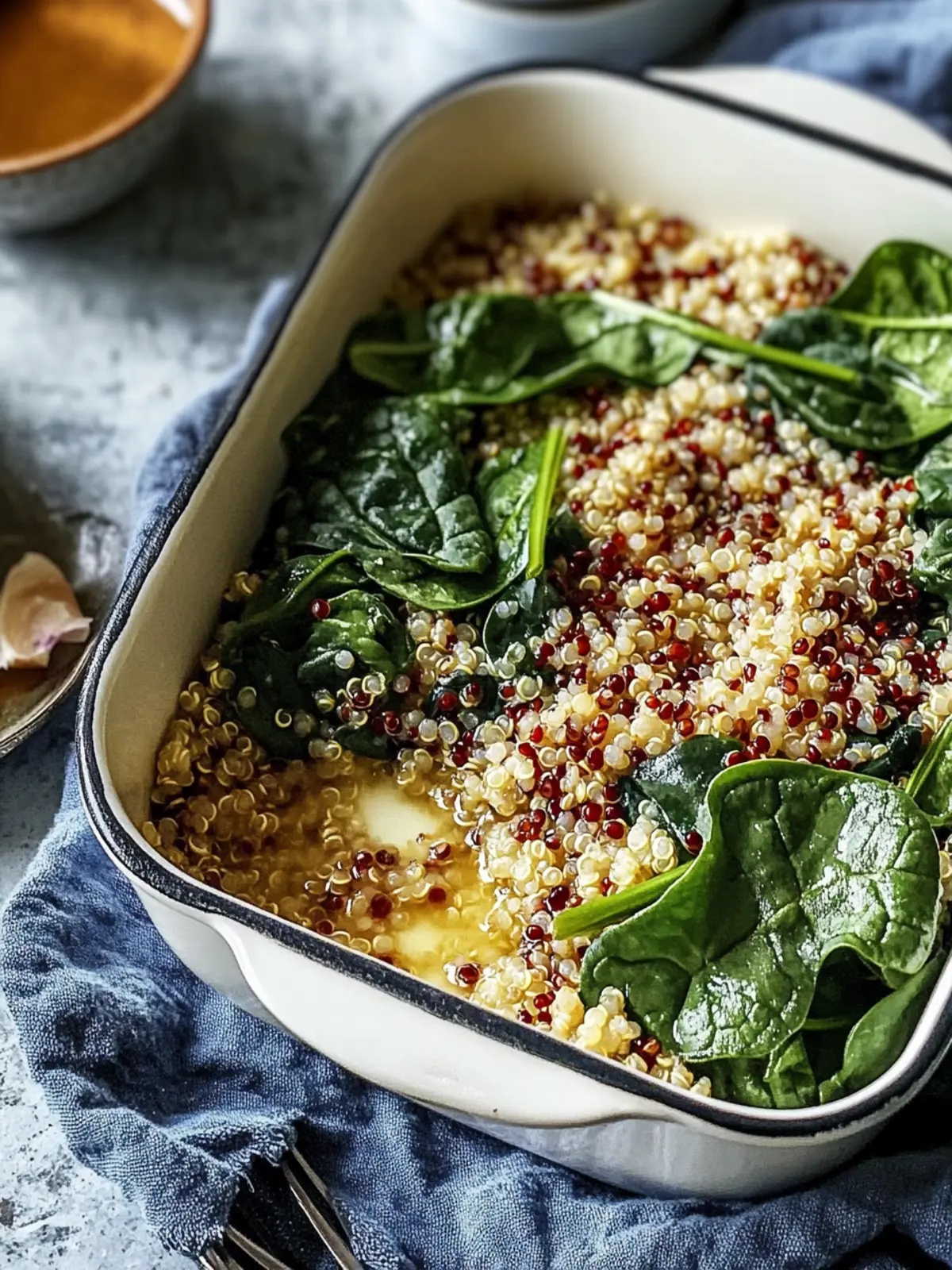 Quinoa & Linsen Spinat