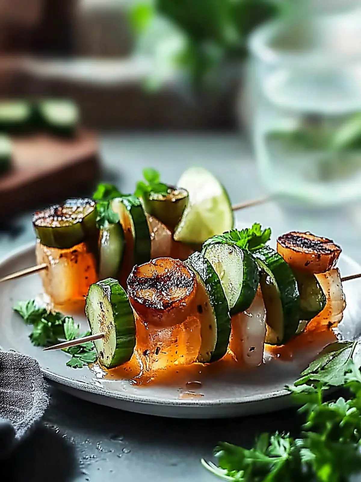 Schaschlik mit selbstgemachter