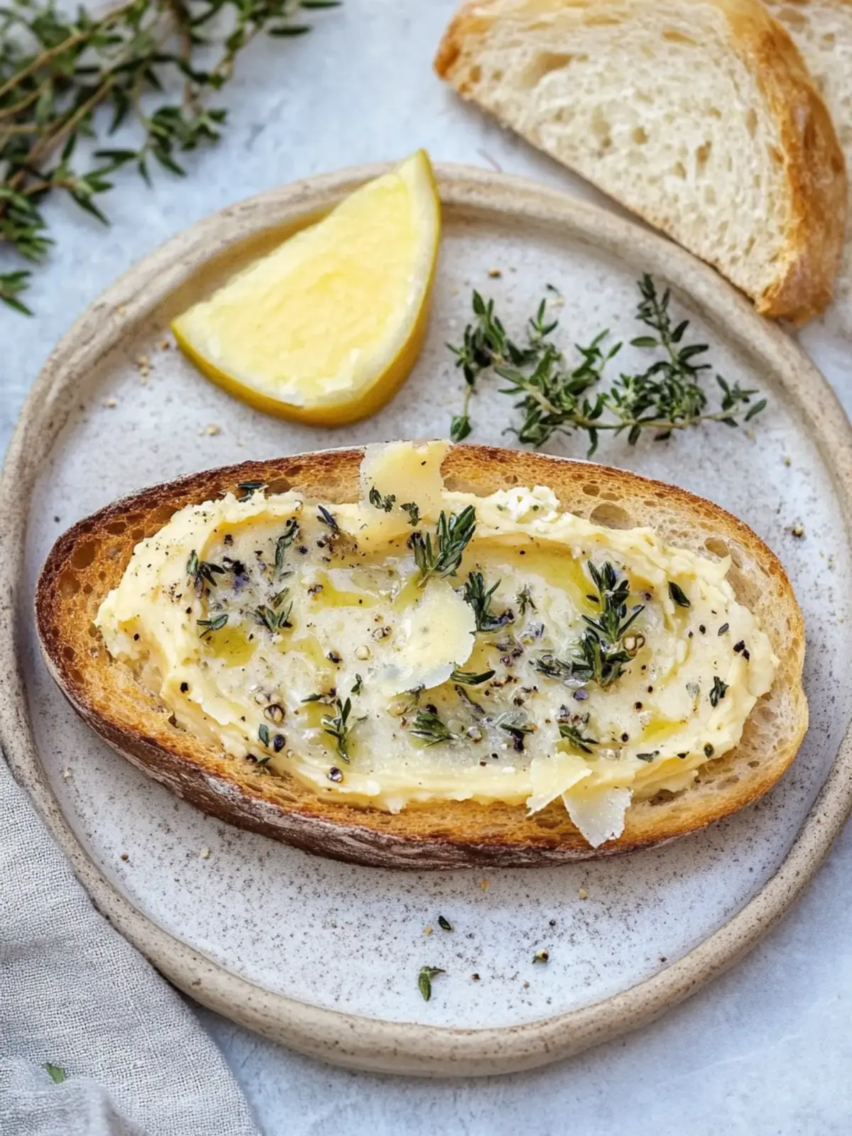 Knoblauchbutter aus dem Ofen