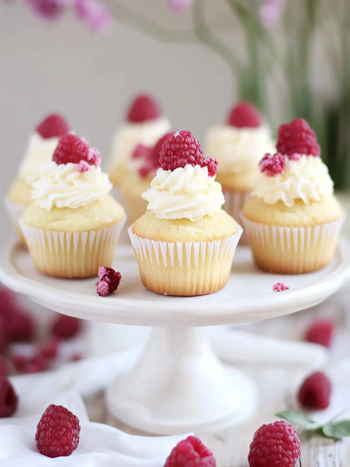 Himbeer-Mascarpone-Mini-Cupcakes