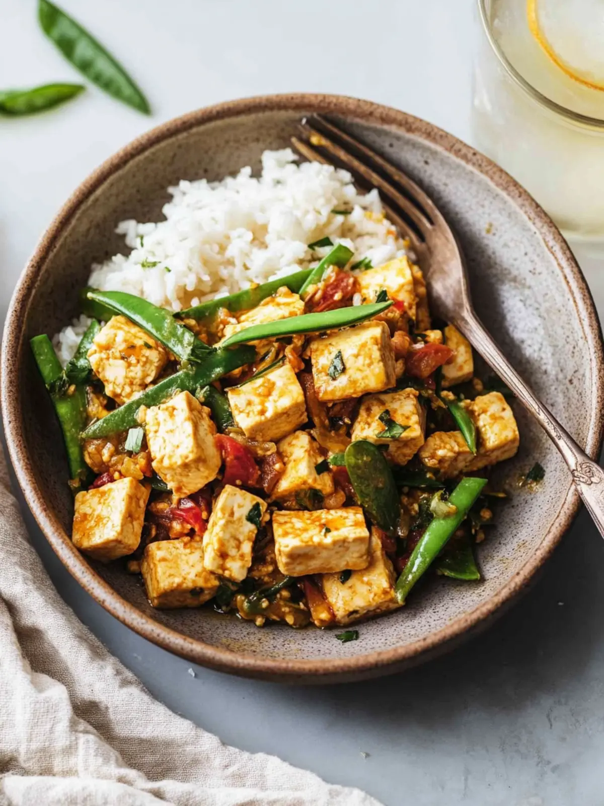 Würziges Seidentofu-Rührei