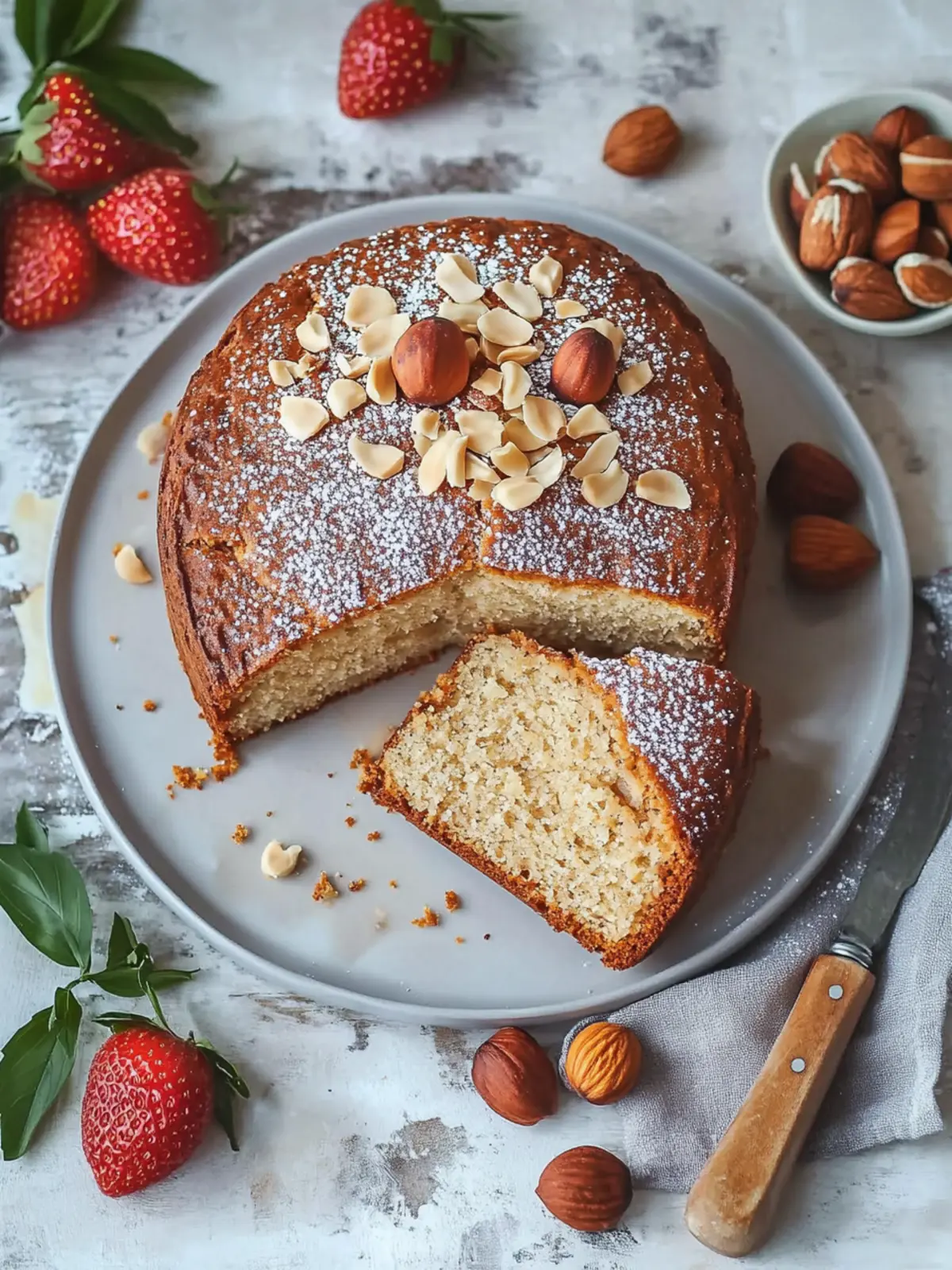 Nusskuchen mit Öl