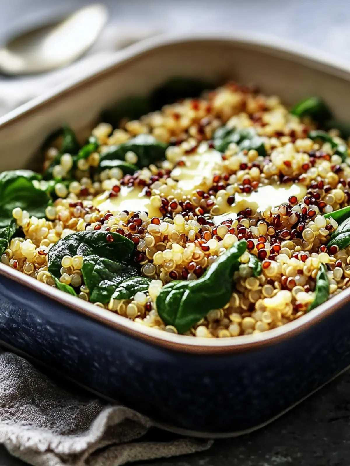 Quinoa & Linsen Spinat