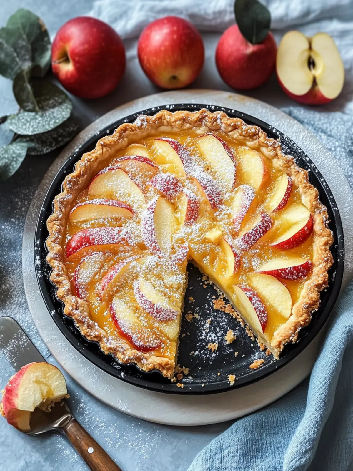 Apfeltarte mit Blätterteig