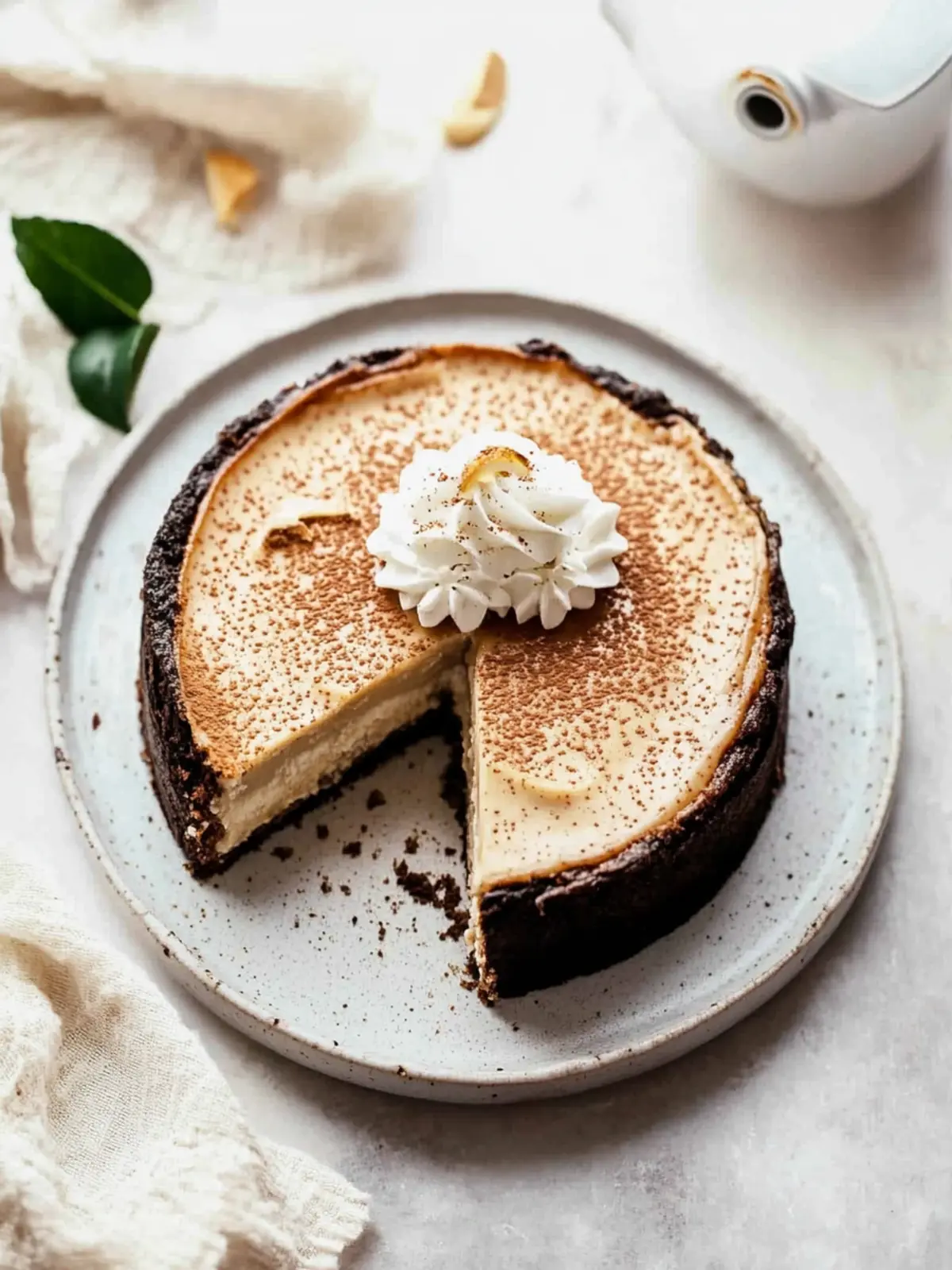 Cremiger Kaffee-Käsekuchen