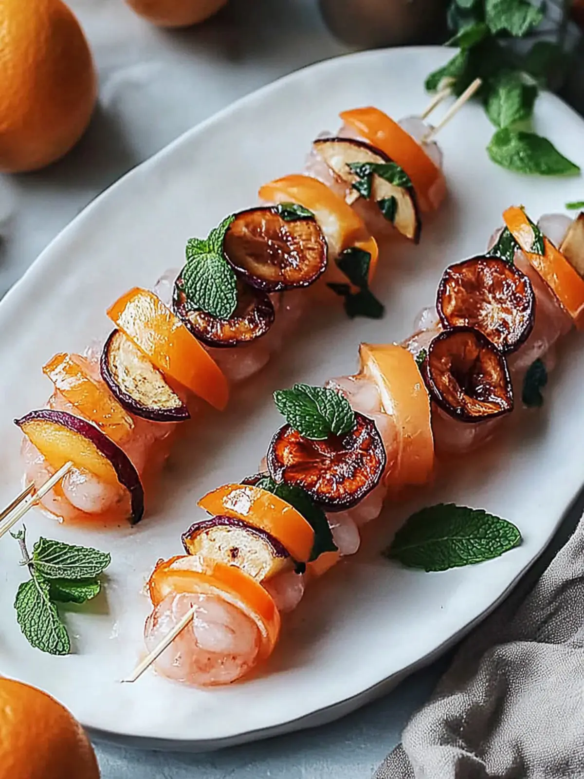 Schaschlik mit selbstgemachter