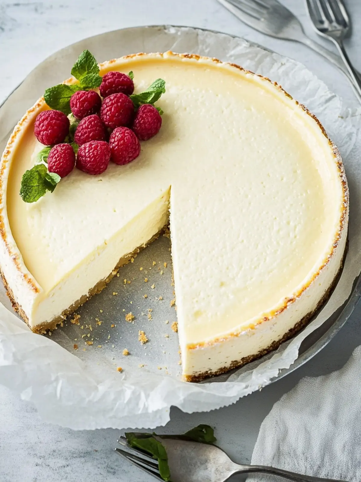 Weltbester Käsekuchen ohne Boden