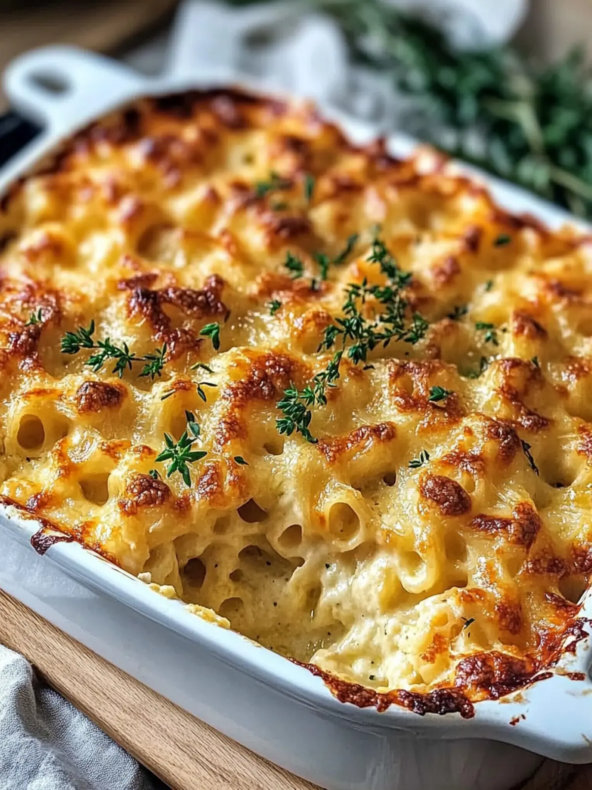 Nudel-Schinken-Gratin