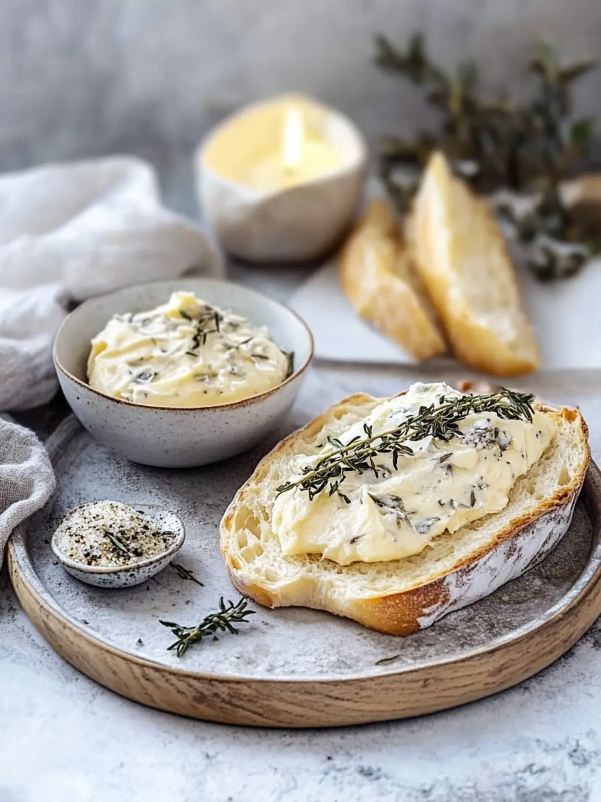 Knoblauchbutter aus dem Ofen