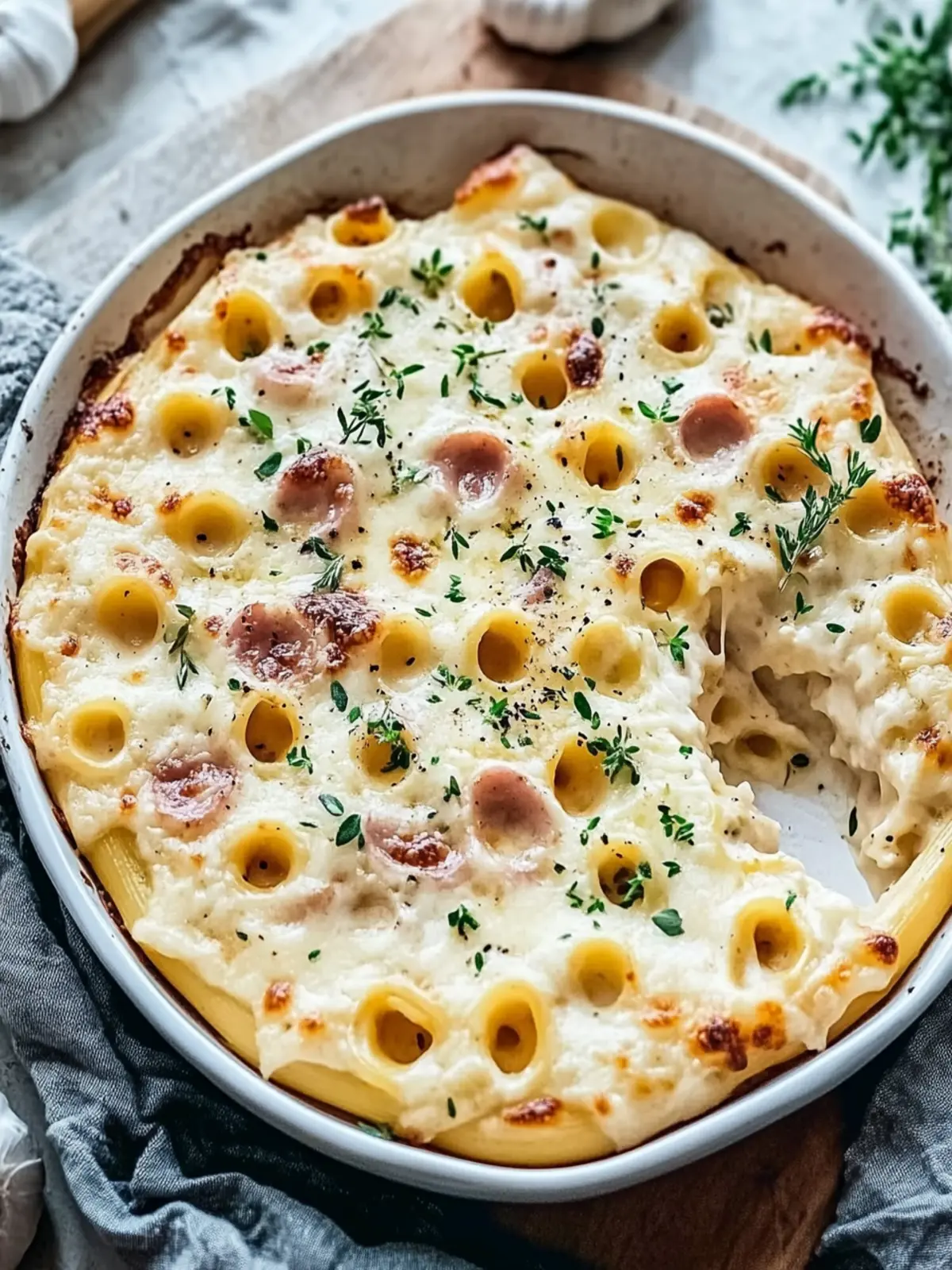 Käse-Schinken-Makkaroni