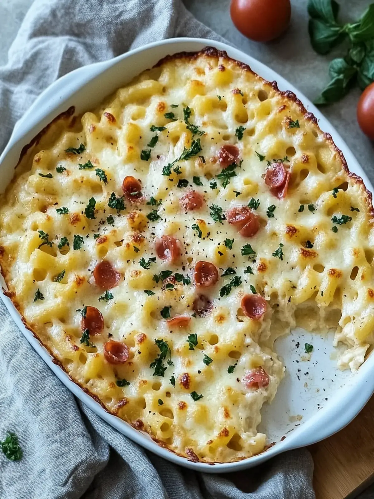 Käse-Schinken-Makkaroni